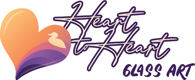 Heart to Heart Glass Art Logo